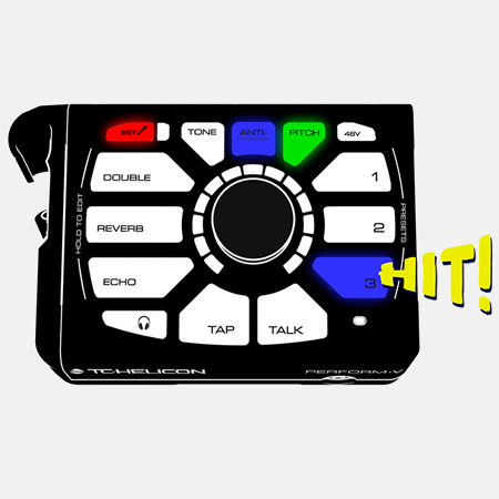 Procesadores de voz PERFORM-V TC Helicon