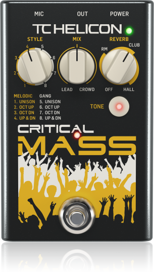 Procesadores de voz CRITICAL MASS TC Helicon