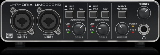 BEHRINGER UMC 202HD INTERFACE